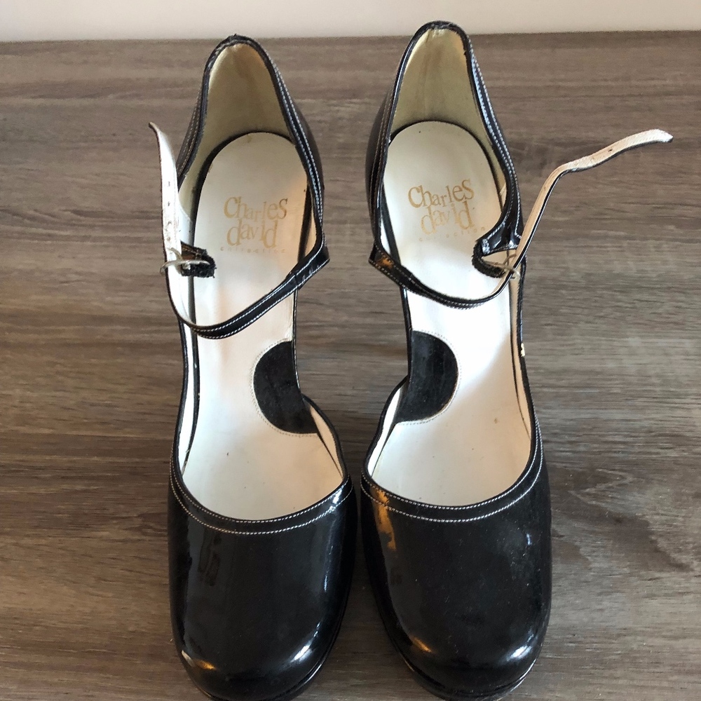 Platform Mary Janes by Charles David